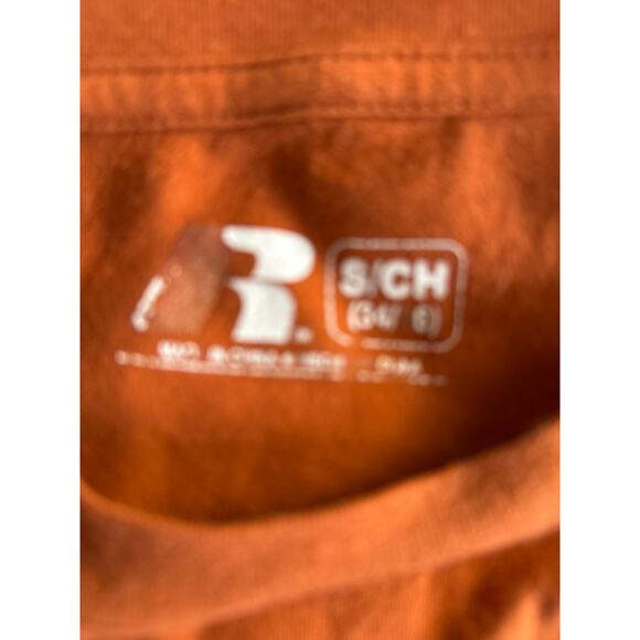 Texas Longhorns Hook ’Em Horns Shirt & Hat Bundle Russell Athletic Tee - Picture 6 of 9